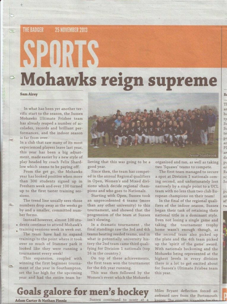 Mohawks Reign Supreme